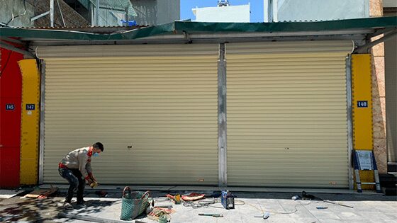báo giá lắp đặt cửa cuốn austdoor